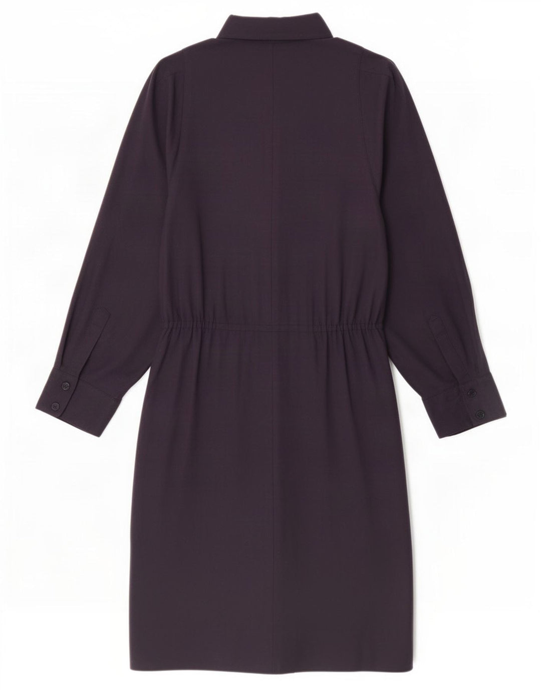Luisa Spagnoli Vestido evasé para mujer IT 44 Lana azul marino medio