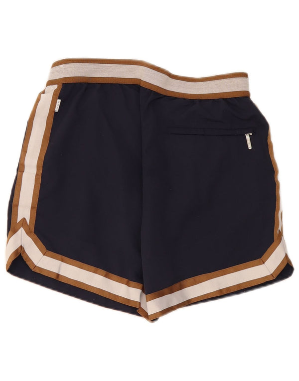 Pantalones cortos Reiss Che Chino para mujer Small W27 Azul marino Colorblock Poliamida