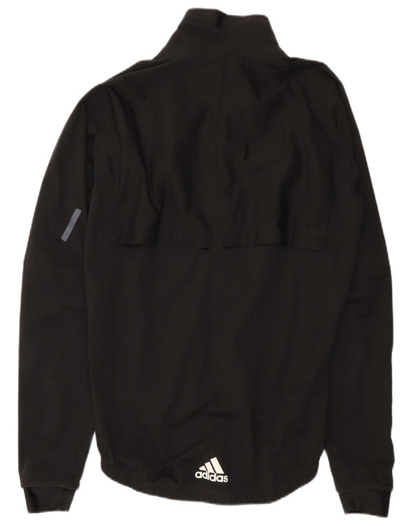Adidas - Chaqueta impermeable Climacool para mujer, talla 40, poliéster negro mediano
