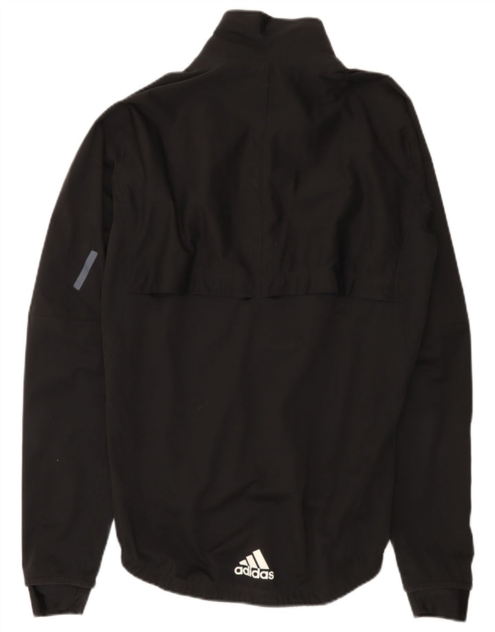 Adidas - Chaqueta impermeable Climacool para mujer, talla 40, poliéster negro mediano