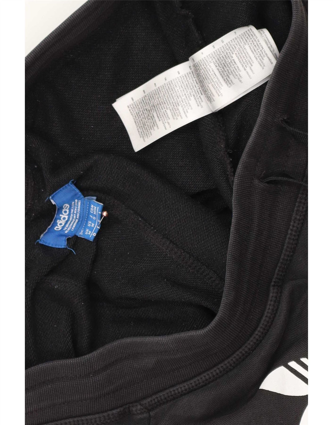 Adidas Pantalones cortos deportivos gráficos para hombre Algodón negro mediano