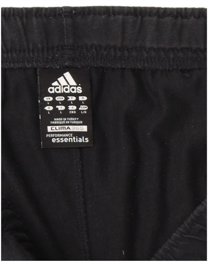 ADIDAS Mens Clima 365 pantalones cortos deportivos grande algodón negro
