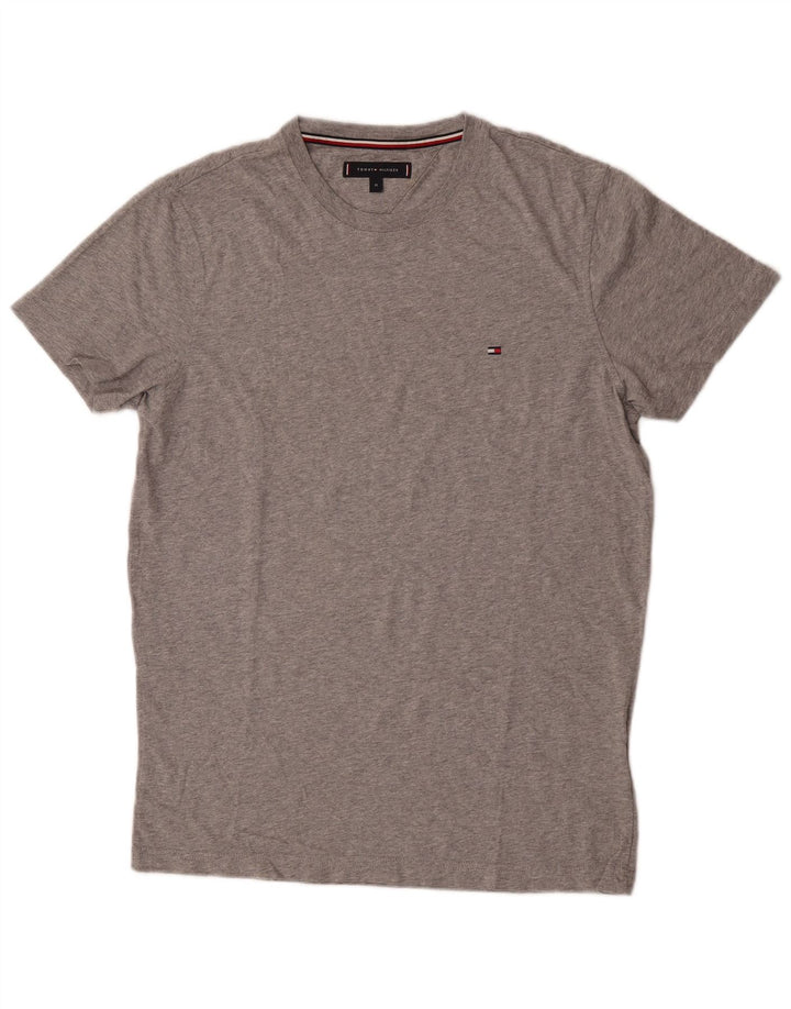 Camiseta Tommy Hilfiger Hombre Top Algodón Gris Medio