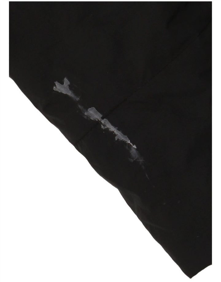 ADIDAS Chaqueta acolchada con capucha de gran tamaño para mujer UK 10 Small Poliéster negro