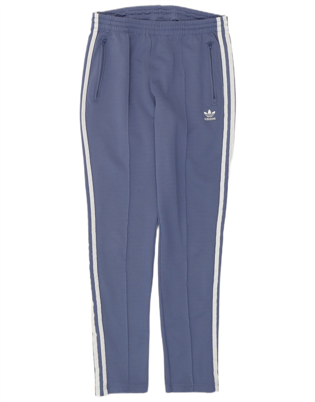 ADIDAS Pantalones de chándal para mujer UK 12 Azul medio Poliéster
