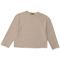 Zara Mujer Blusa Top UK 44 Medio Beige Poliéster