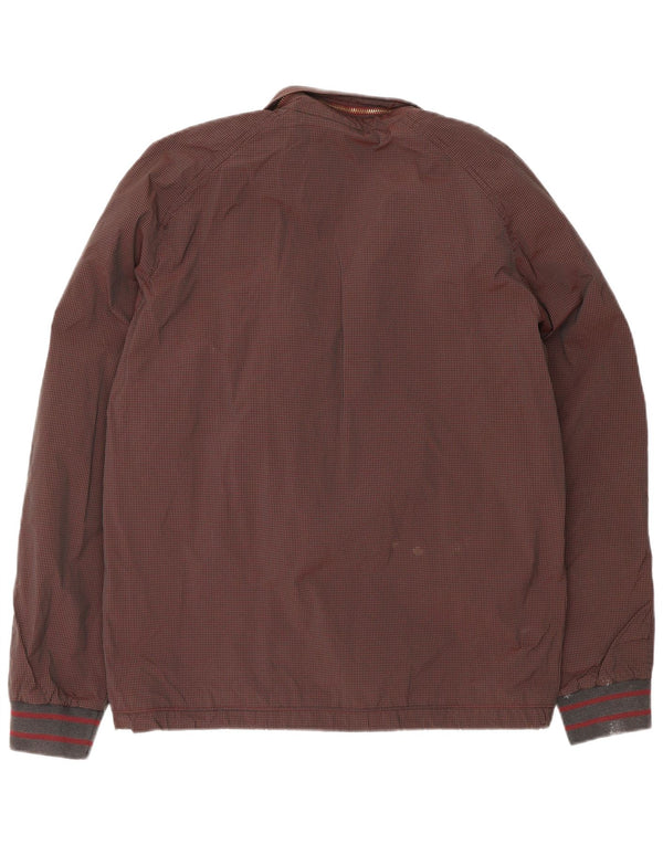 Ted Baker - Chaqueta bomber para hombre, talla 4, talla grande, cuadros marrones