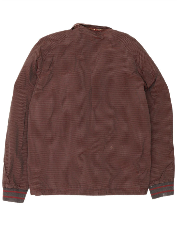 Ted Baker - Chaqueta bomber para hombre, talla 4, talla grande, cuadros marrones