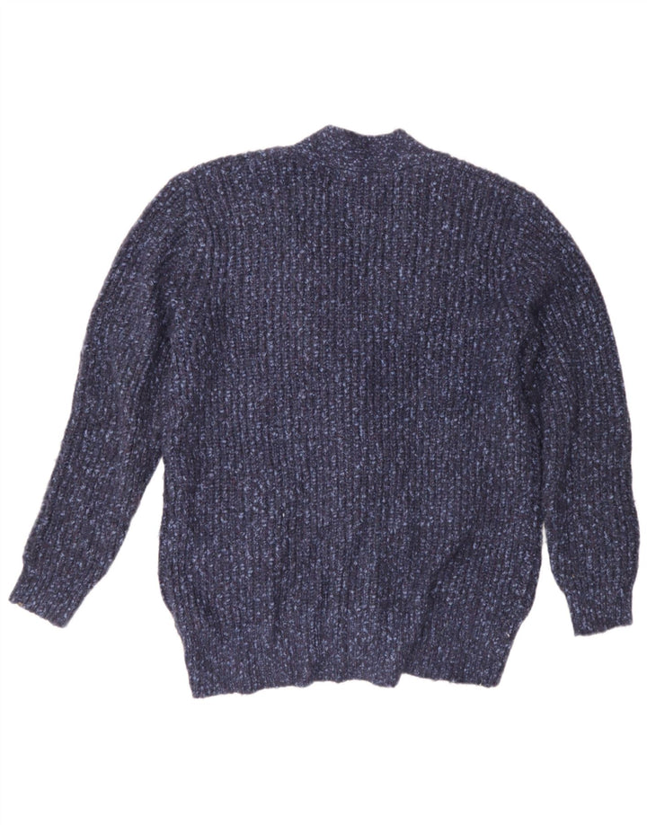Marks & Spencer Suéter tipo cárdigan extragrande para mujer Reino Unido 44 Medio azul moteado