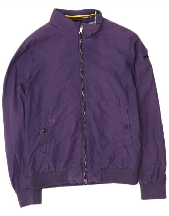Geox Mens Respira Bomber Jacket UK 36 Small Azul Marino Poliamida