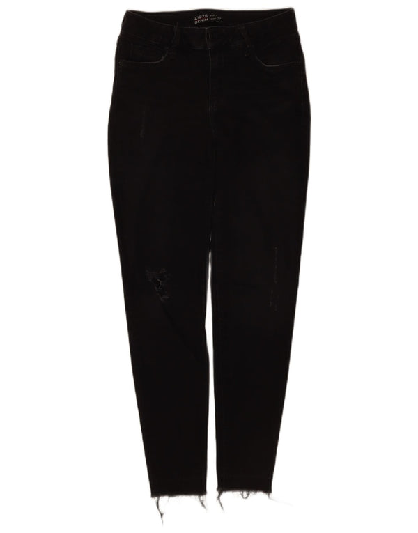 Zara Vaqueros pitillo para mujer EU 34 2XS W24 L26 Negro