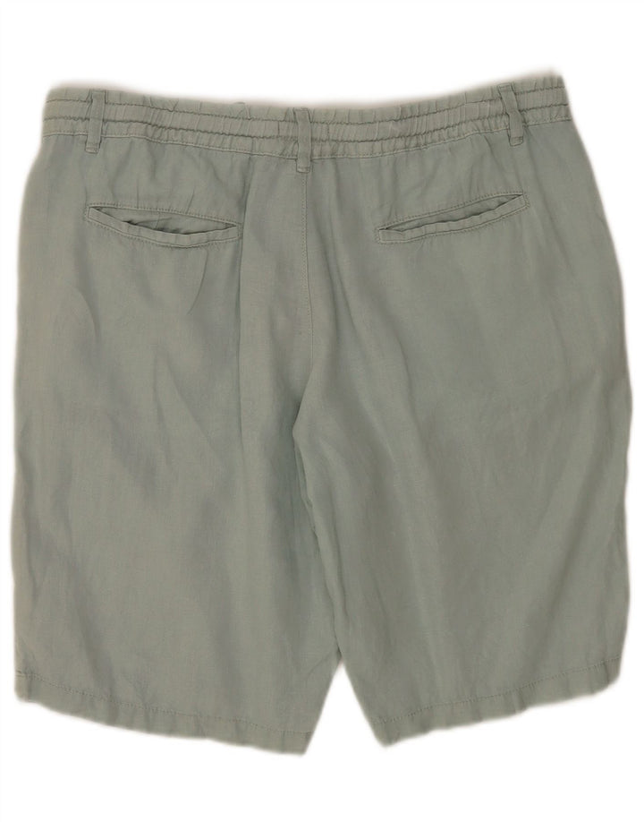 Pantalones Cortos Chinos Benetton Hombre W34 Large Verde