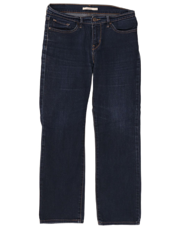 Vaqueros Levi's Mujer 714 Rectos W28 L27 Algodón Azul