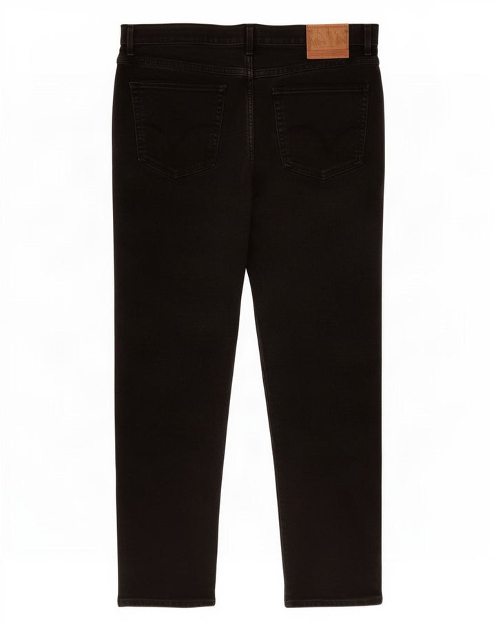 Marks & Spencer Jeans rectos para hombre W36 L29 Algodón negro