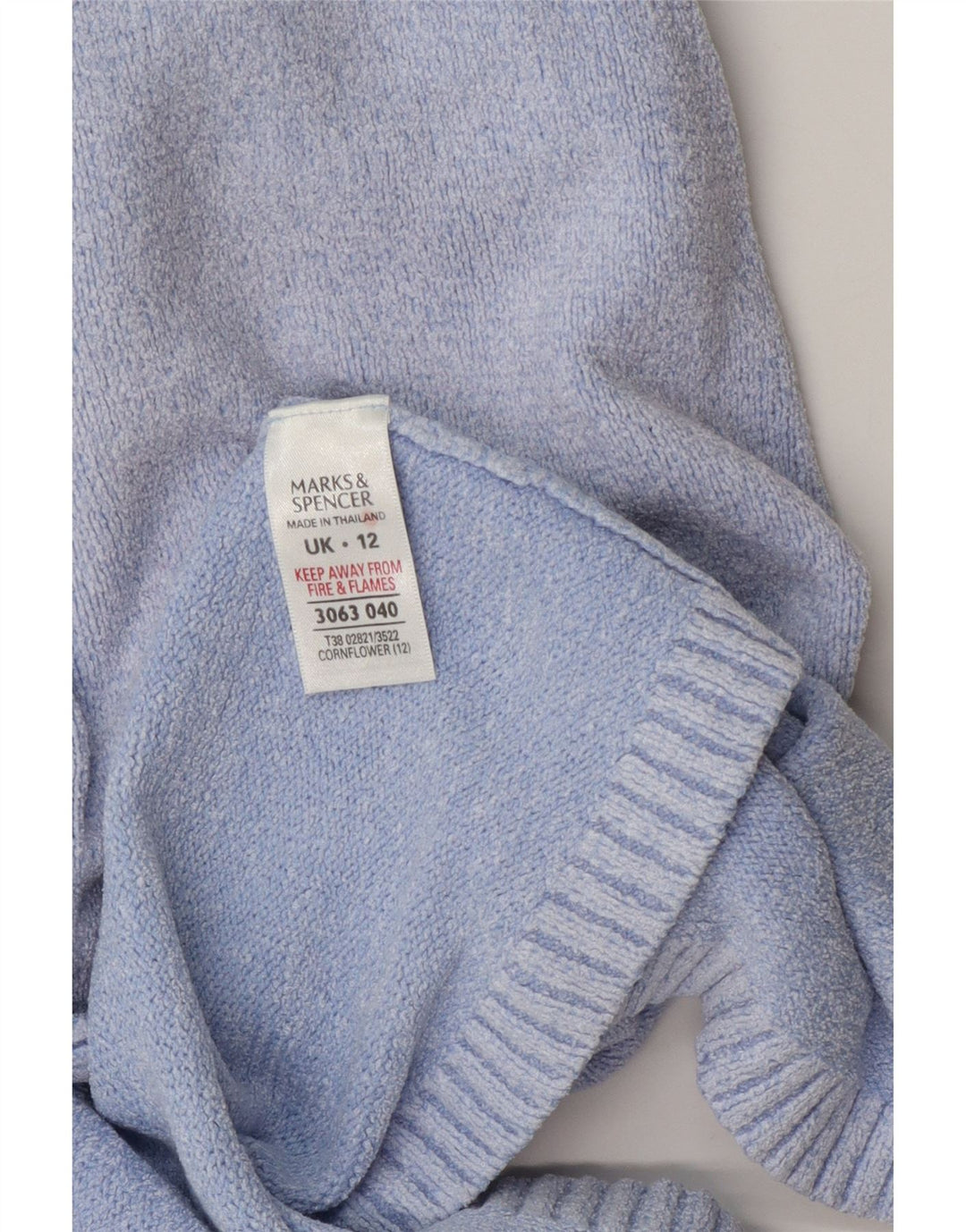 Marks & Spencer - Cárdigan para mujer, talla 40, viscosa azul medio