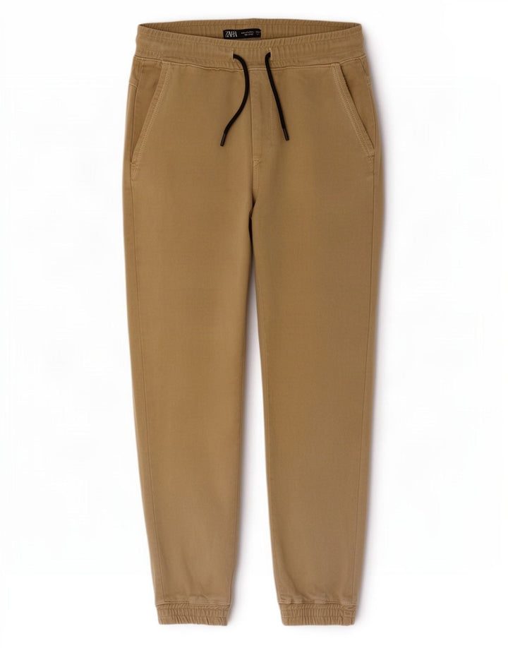 Zara Hombre Pantalones De Chándal Joggers Small Beige