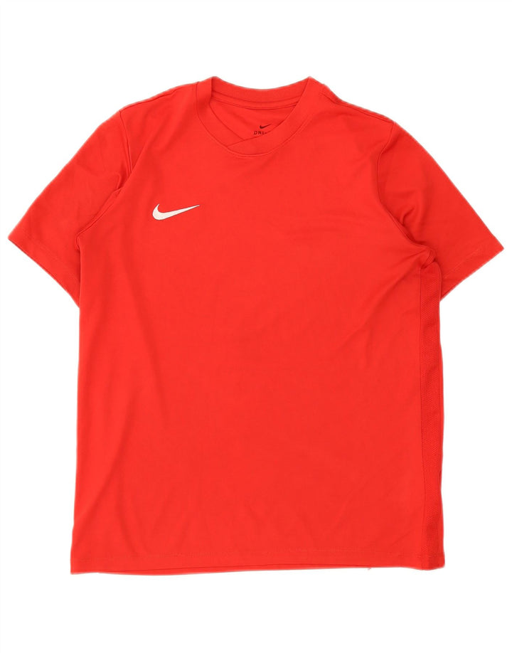 Nike Camiseta Dri Fit para niño 13-14 años XL Rojo Poliéster