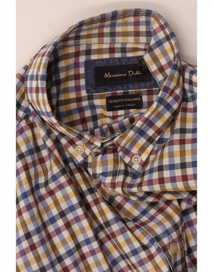 Camisa Massimo Dutti Hombre Large Vichy Multicolor