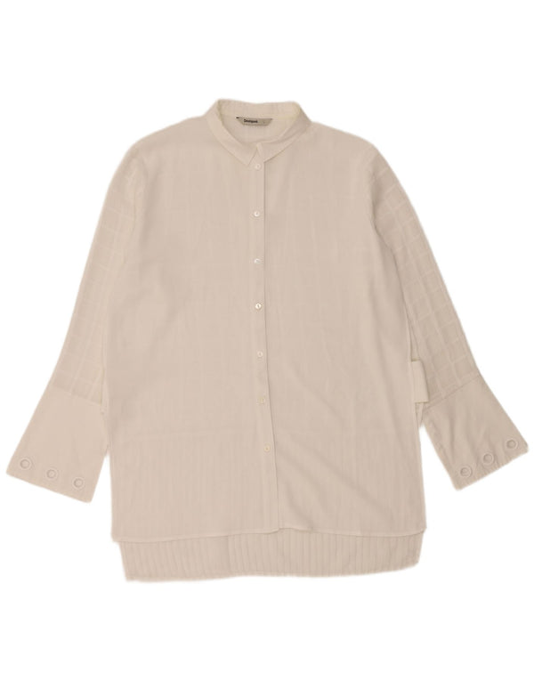 DESIGUAL Blusa larga para mujer UK 46 Large White