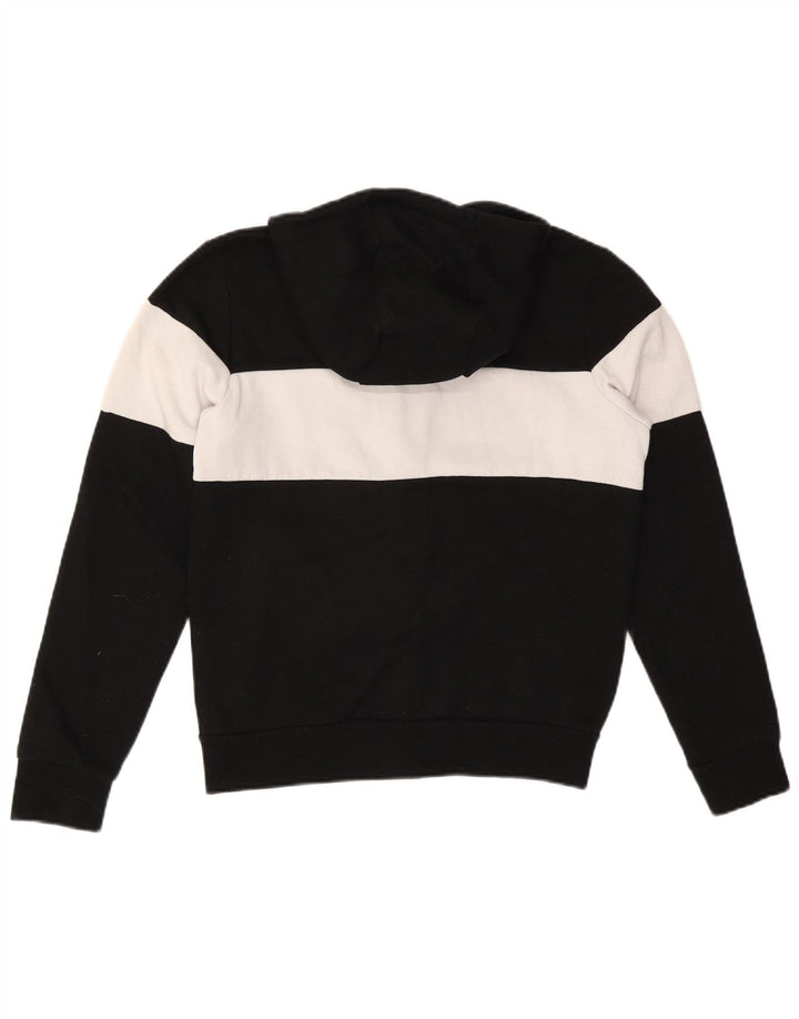 Fila Suéter con capucha y cremallera extragrande para mujer UK 10 Small Black Colourblock