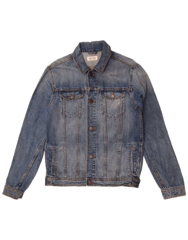 Jack & Jones Chaqueta vaquera para hombre UK 36 Small Azul Algodón