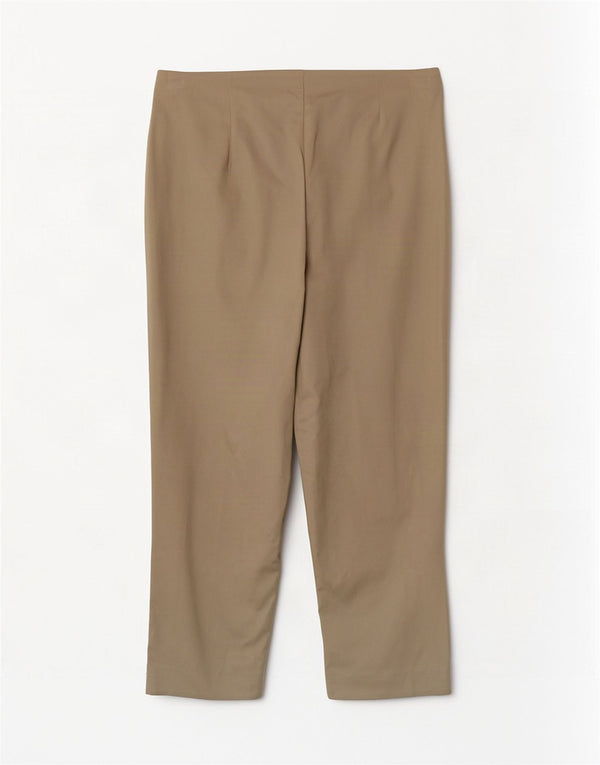 Marks & Spencer Pantalones cortos para mujer UK 12 Medium W30 L23 Algodón beige