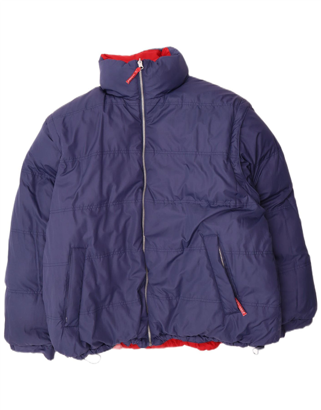 Explorer Chaqueta acolchada reversible para hombre UK 44 2XL Poliéster rojo