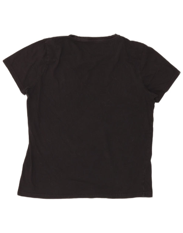 LOTTO Camiseta para mujer Top UK 46 Large Algodón negro
