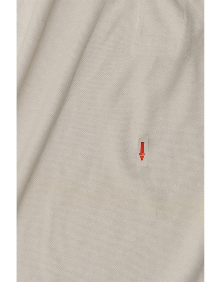 Polo Diadora Hombre Algodón Blanco Mediano