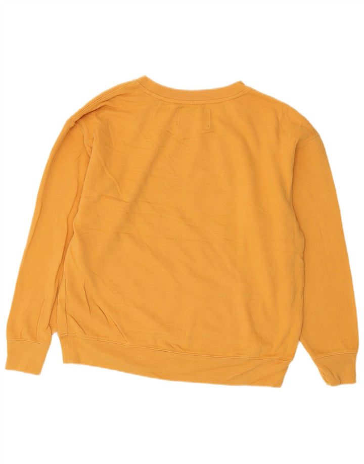 Calvin Klein Jeans - Sudadera extragrande para mujer, talla 10, color amarillo