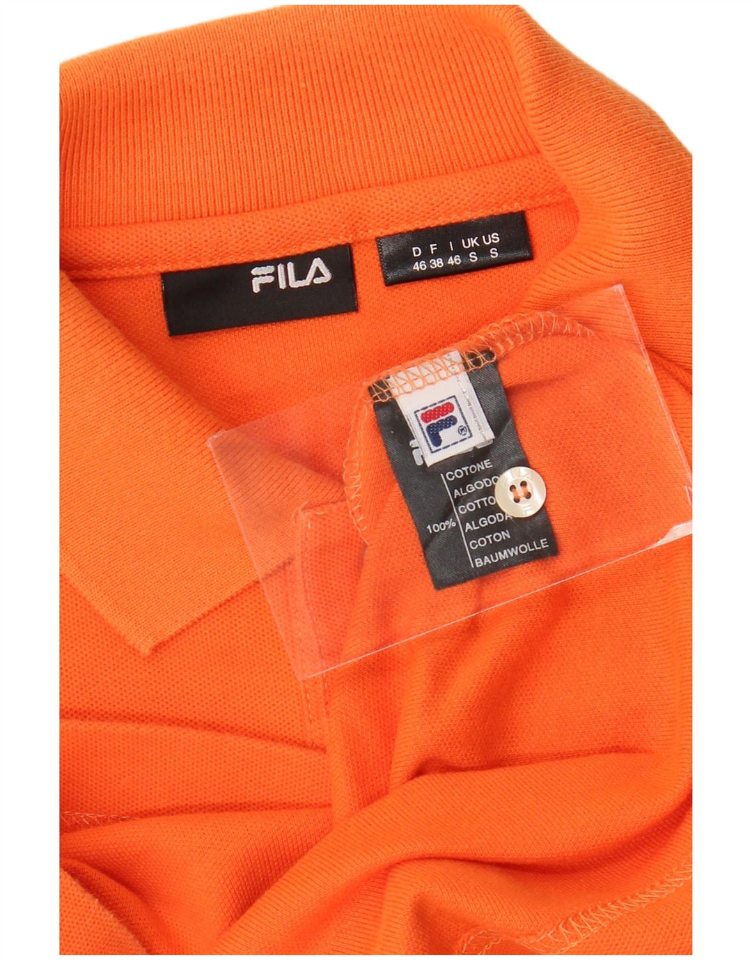Fila Polo Hombre Pequeño Algodón Naranja