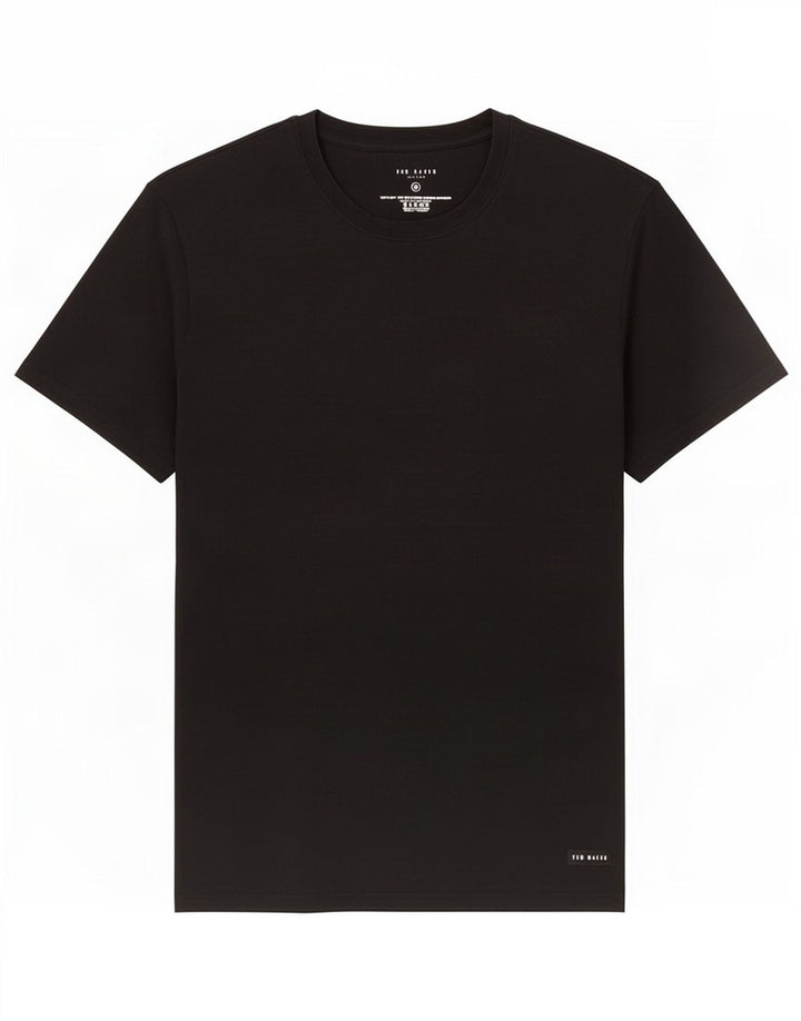 Ted Baker - Camiseta para hombre, talla mediana, algodón negro