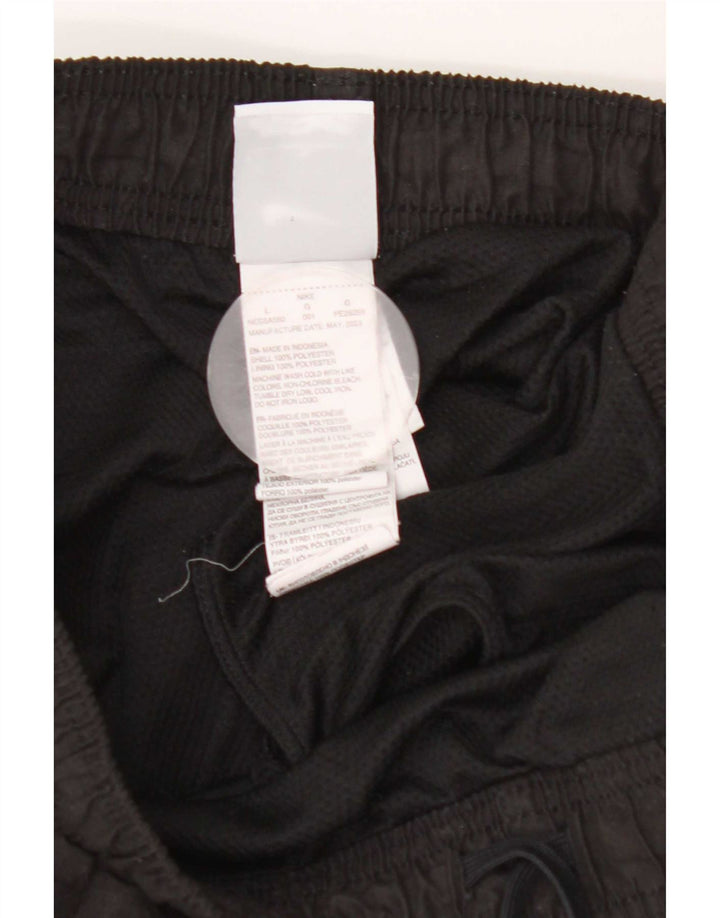 Nike - Pantalones cortos deportivos para hombre, talla grande, poliéster negro