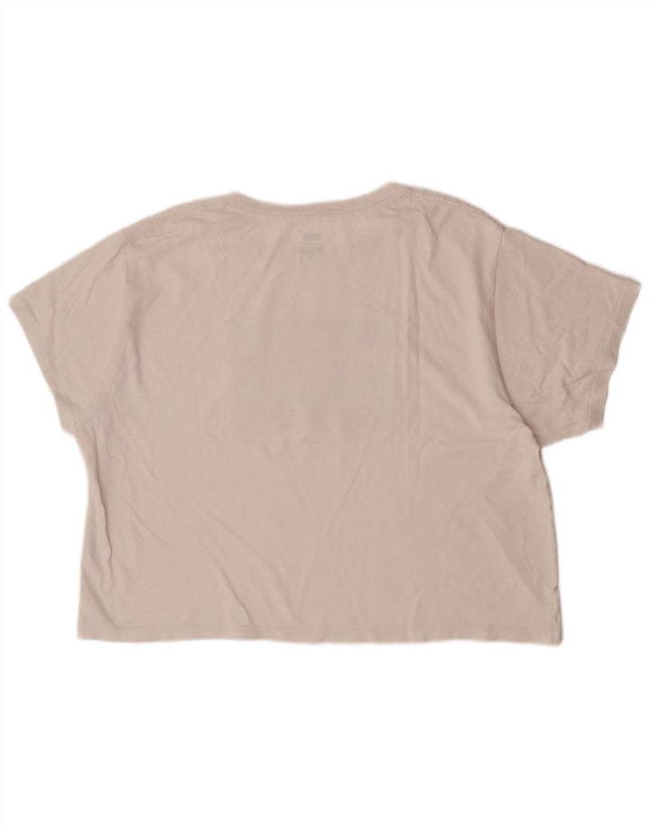 Levi's - Camiseta gráfica para mujer, talla 40, talla mediana, color blanco