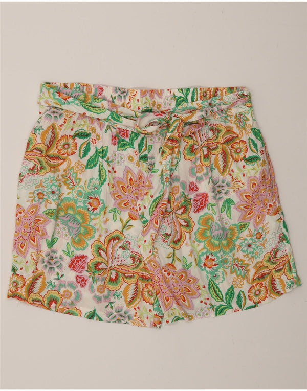 Pantalones cortos informales para mujer Fat Face UK 40 Large W34 Multicolor Floral