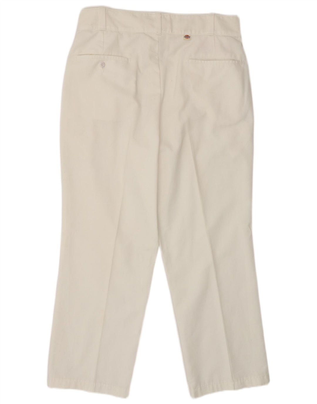 Dickies Pantalón chino recto para hombre W34 L28 Poliéster blanco