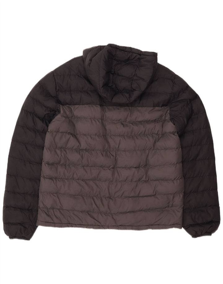 MOUNTAIN WAREHOUSE Chaqueta acolchada con capucha para hombre UK 40 Large Black Colourblock