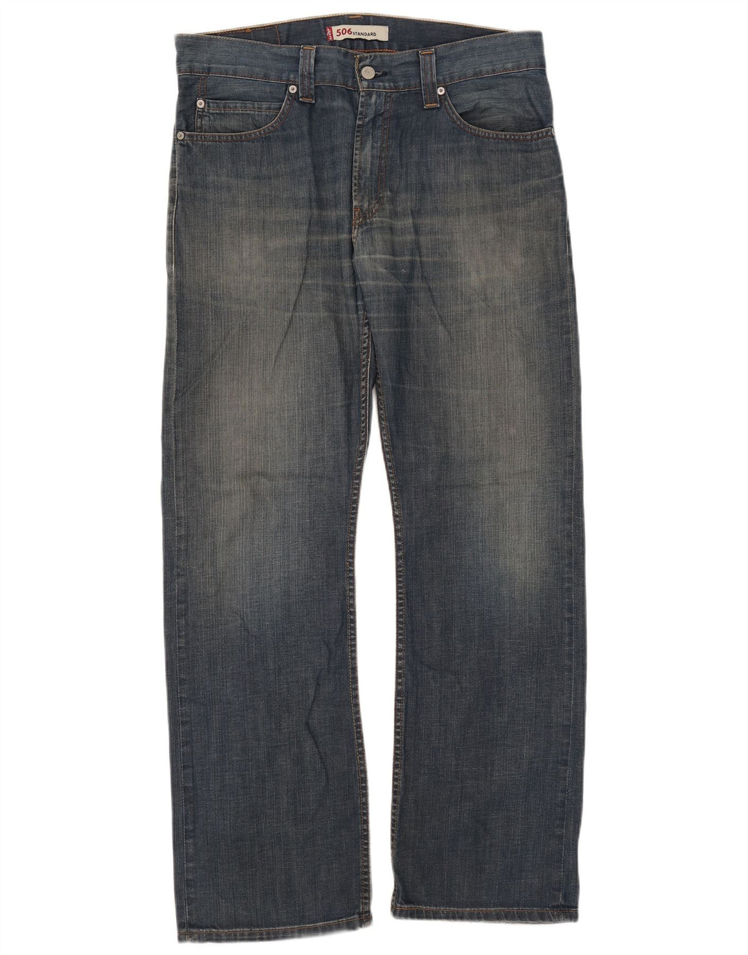 Levi's Vaqueros rectos 506 para hombre W34 L32 Algodón azul