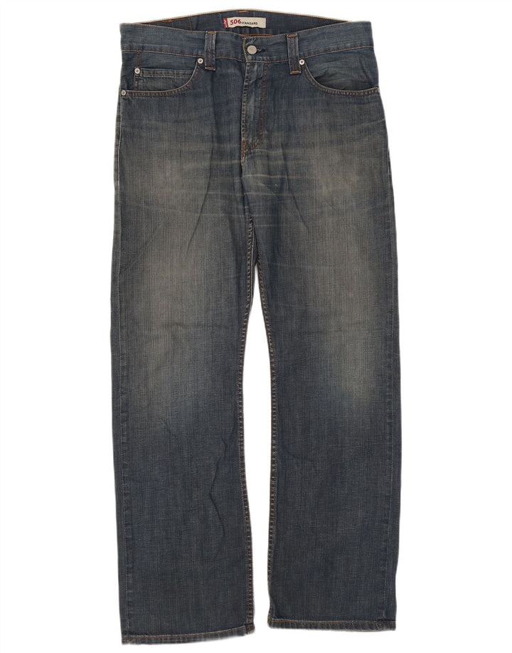 Levi's Vaqueros rectos 506 para hombre W34 L32 Algodón azul