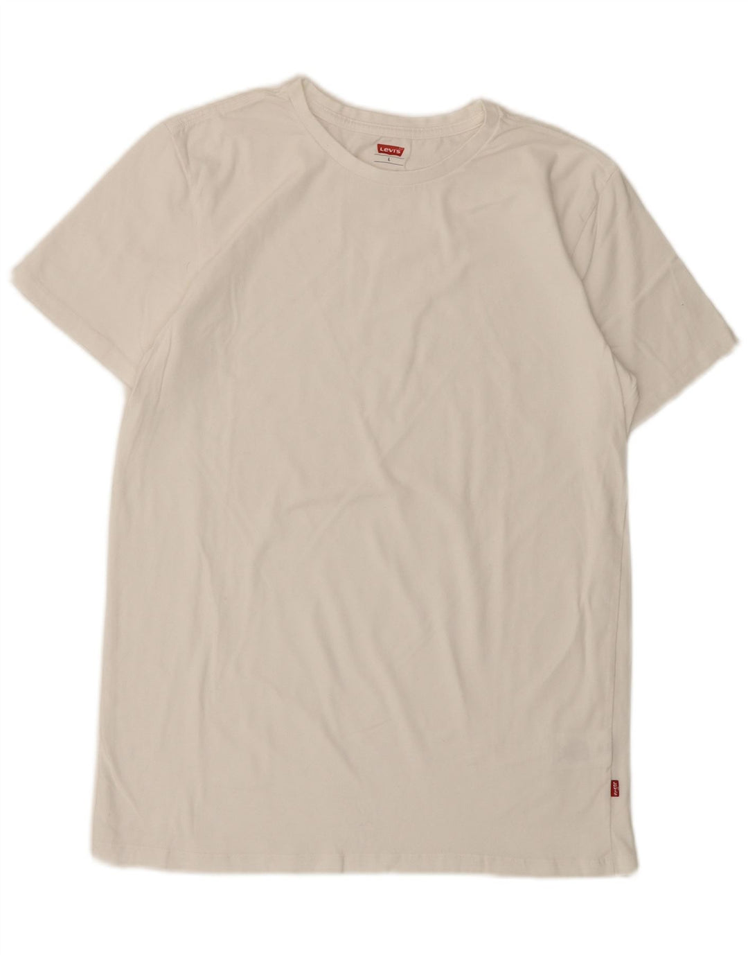Levi's - Camiseta para hombre, talla grande, algodón blanco