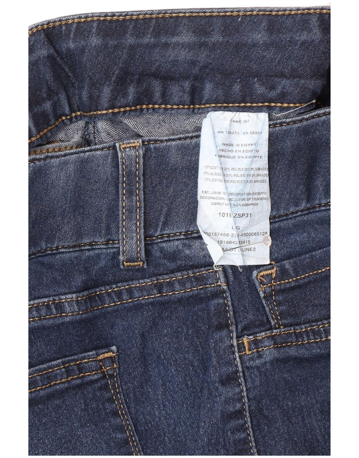 Lee - Vaqueros ajustados para mujer, talla grande, W34 L30, algodón azul marino