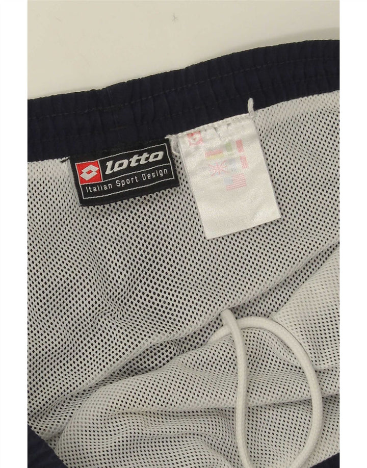 Lotto Bañador con gráfico para hombre, talla grande, azul marino