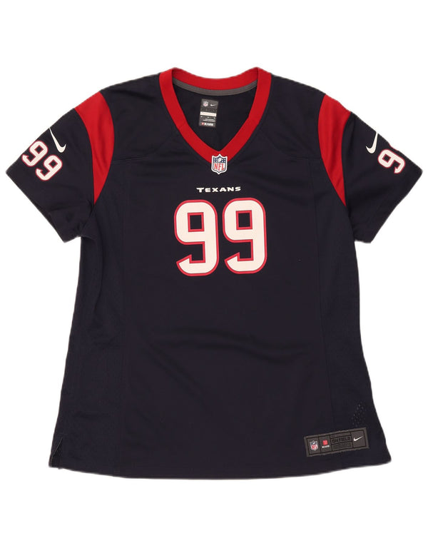 Nike Houston Texans Graphic Camiseta Top XL Azul Marino Poliéster