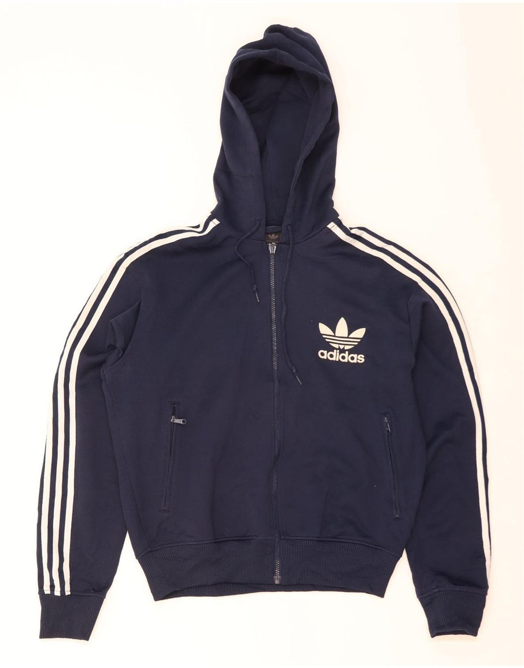 ADIDAS Chaqueta superior de chándal para hombre Poliéster azul marino mediano
