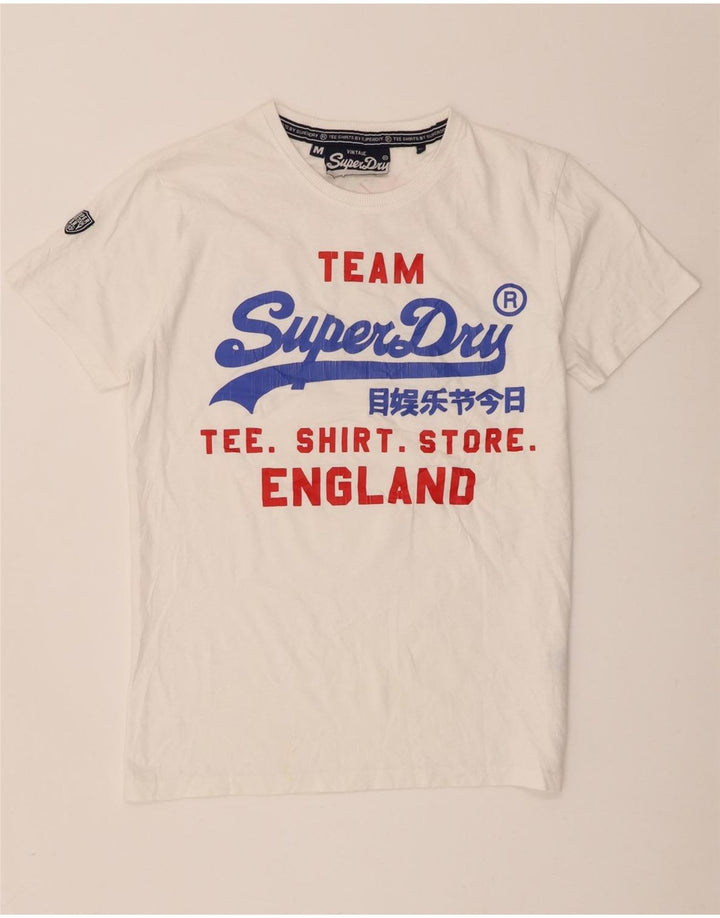 Superdry Camiseta Gráfica De Algodón Blanco Medio Para Hombre