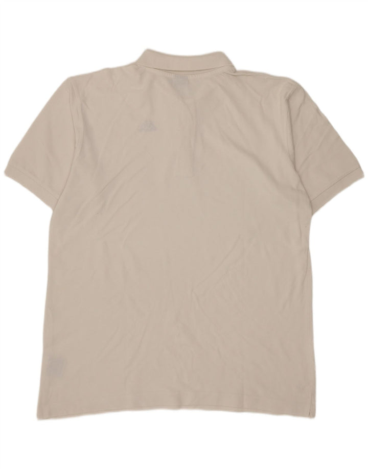 Kappa Polo Hombre XL Blanco Algodón