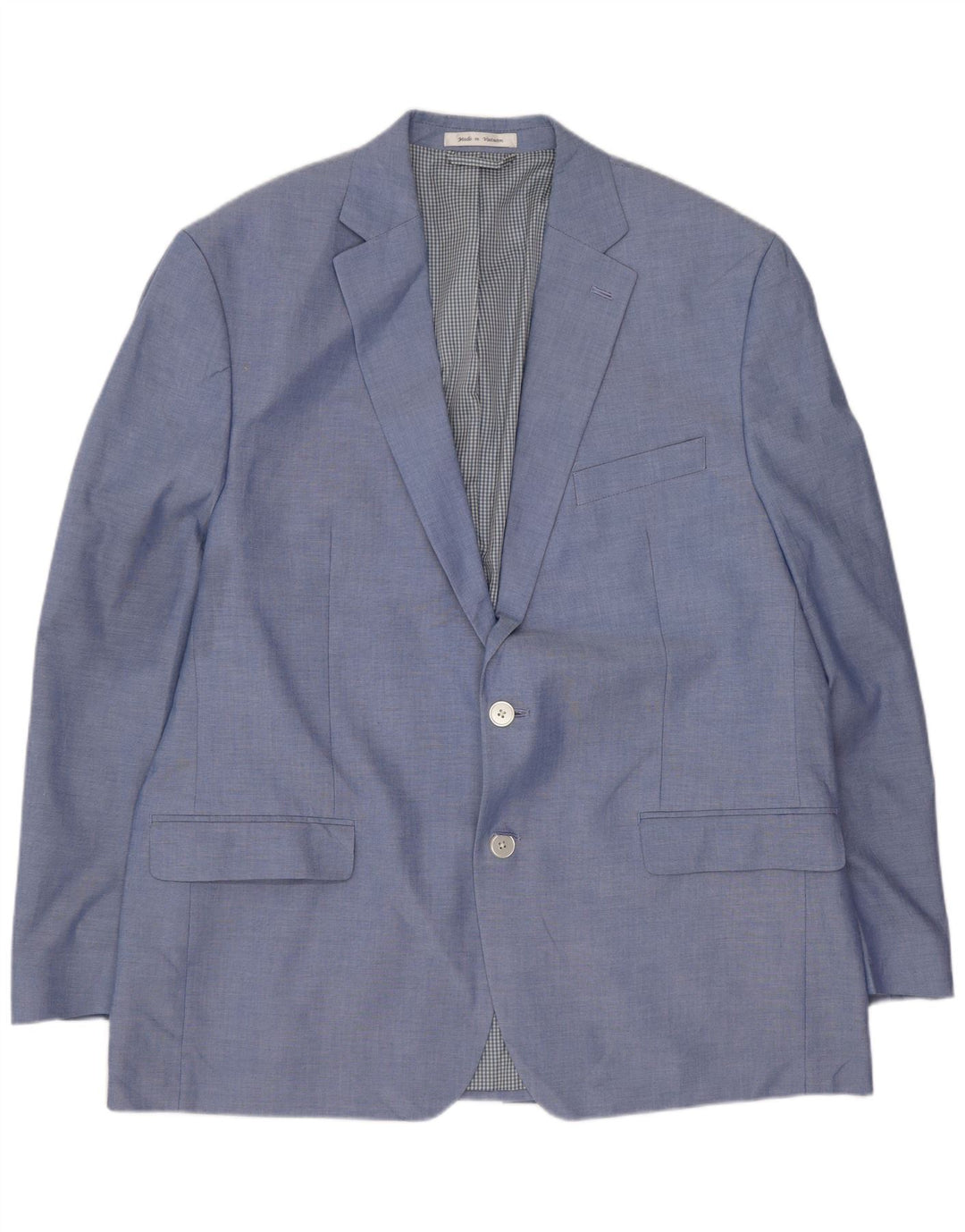 CHAPS Chaqueta tipo blazer de 2 botones para hombre UK 44 2XL Algodón azul