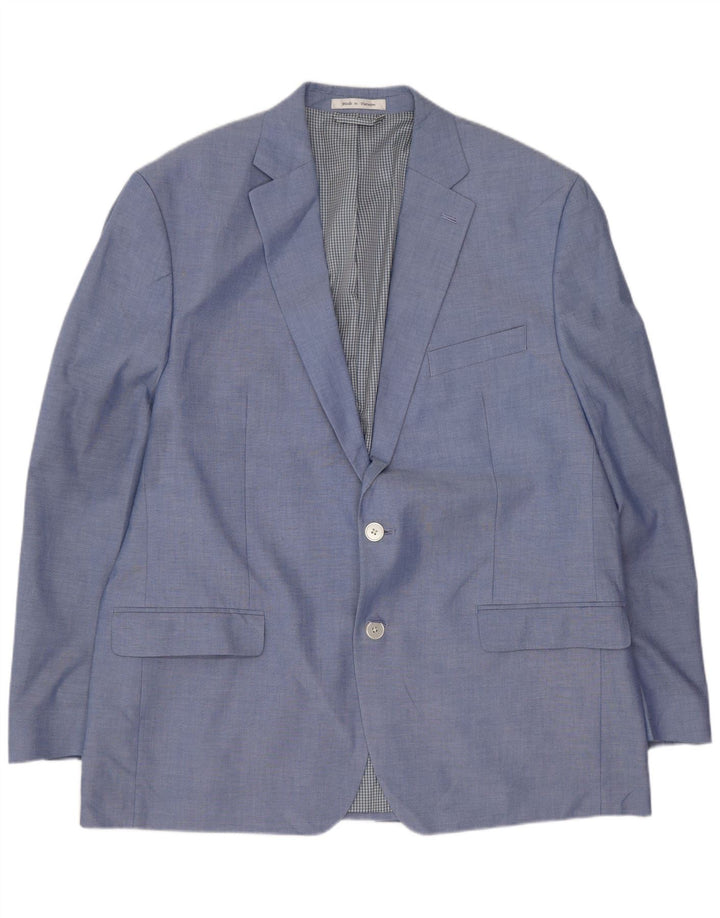 CHAPS Chaqueta tipo blazer de 2 botones para hombre UK 44 2XL Algodón azul