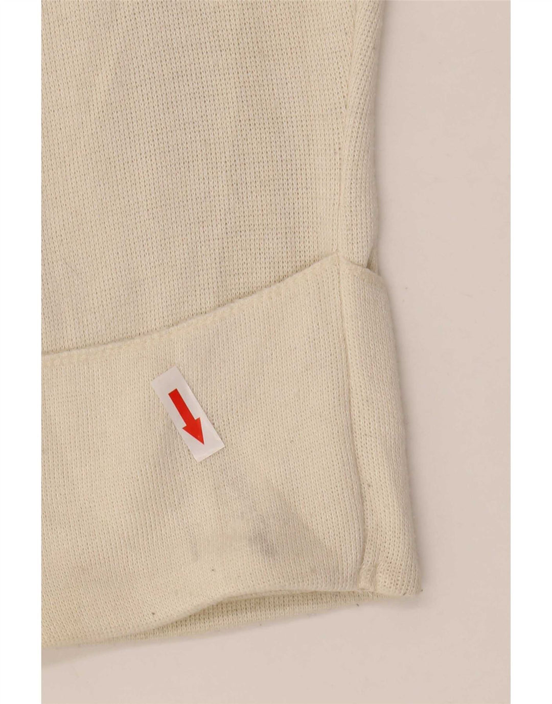 Zara Mujer Crop Oversize Top Manga Larga UK 10 Small Viscosa Blanca