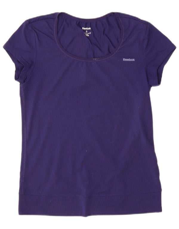 Reebok Camiseta para mujer Top UK 8/10 Small Púrpura